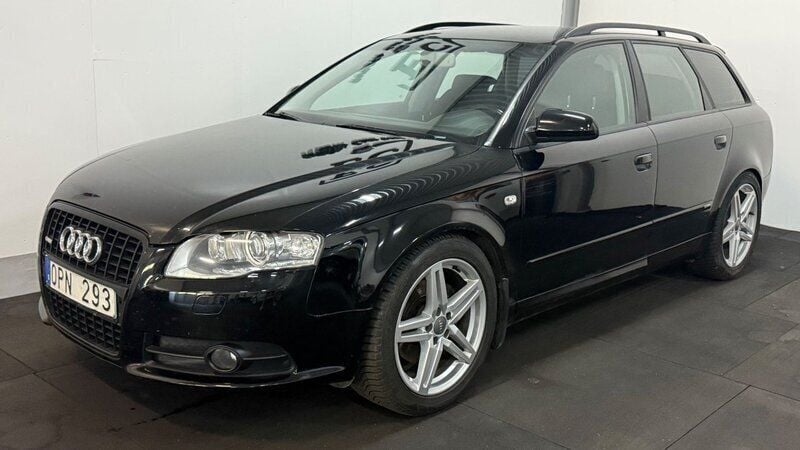 Svart Begagnad 2007 Audi A4 S-Line Kombi | 49 400 kr (Bra pris) - Bild 1/4