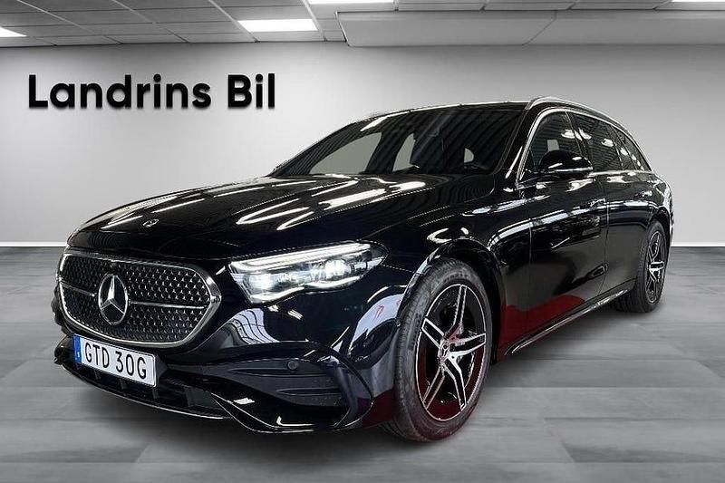 Svart Begagnad 2024 Mercedes E300 AMG Line Premium Kombi | 599 900 kr - Bild 1/4
