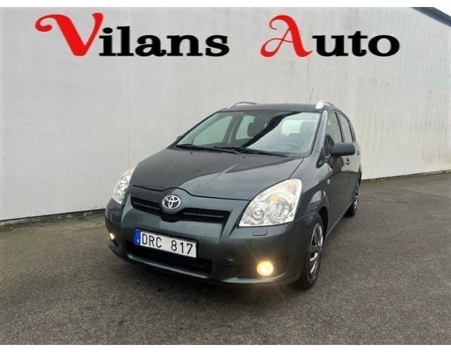 Mörkgrön (grön) Begagnad 2007 Toyota Corolla Verso Minibuss | 29 900 kr (Marknadspris) - Bild 1/4
