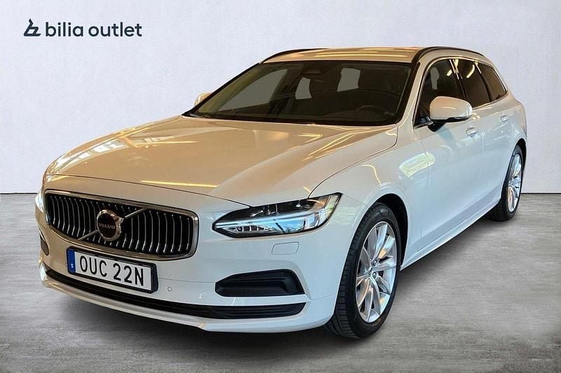 Vit Begagnad 2022 Volvo V90 Kombi | 389 000 kr (Marknadspris) - Bild 1/4