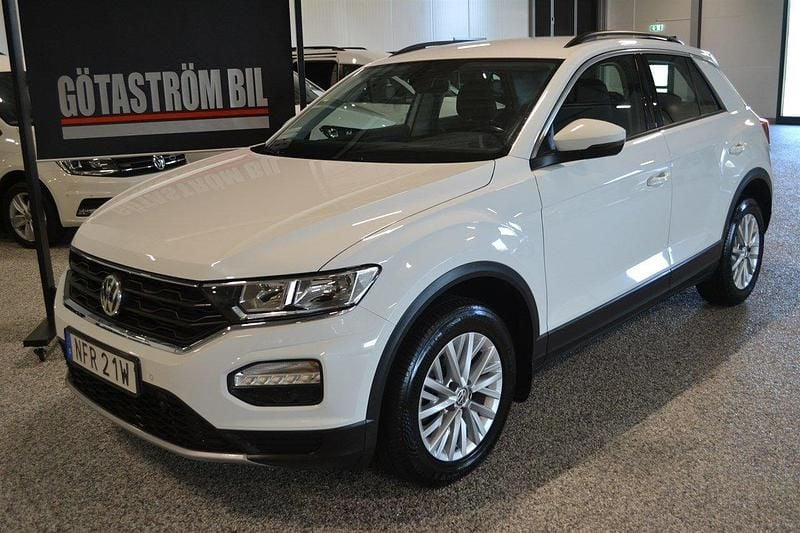 Vit Begagnad 2019 VW T-Roc SUV | 219 000 kr (Marknadspris) - Bild 1/4