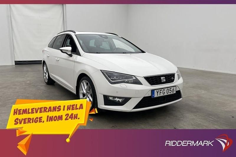 Vit Begagnad 2016 Seat Leon ST FR Kombi | 134 900 kr (Marknadspris) - Bild 1/3