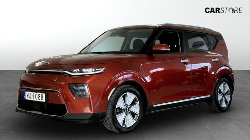 Orange Begagnad 2021 Kia Soul EV 2 SUV | 174 900 kr (Superpris) - Bild 1/4