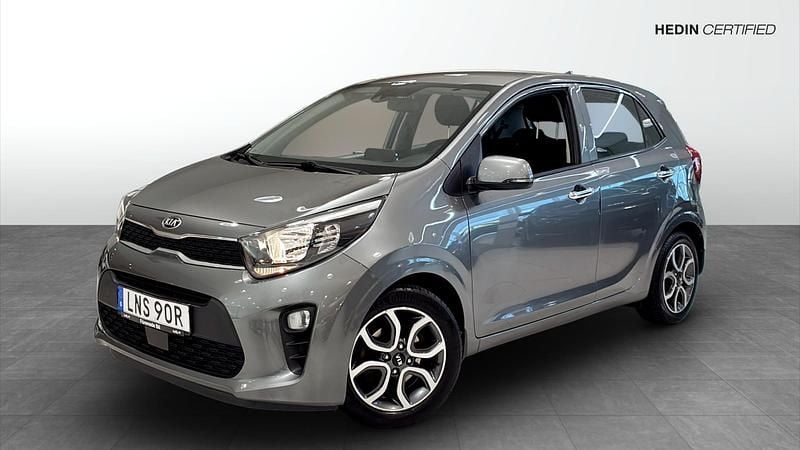 Grå (grey) Begagnad 2021 Kia Picanto Advance Halvkombi | 129 900 kr (Bra pris) - Bild 1/4
