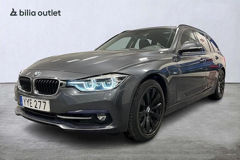 Begagnad BMW 330 Sport Line 252 HK (185 kW) 2017 Grå Kombi