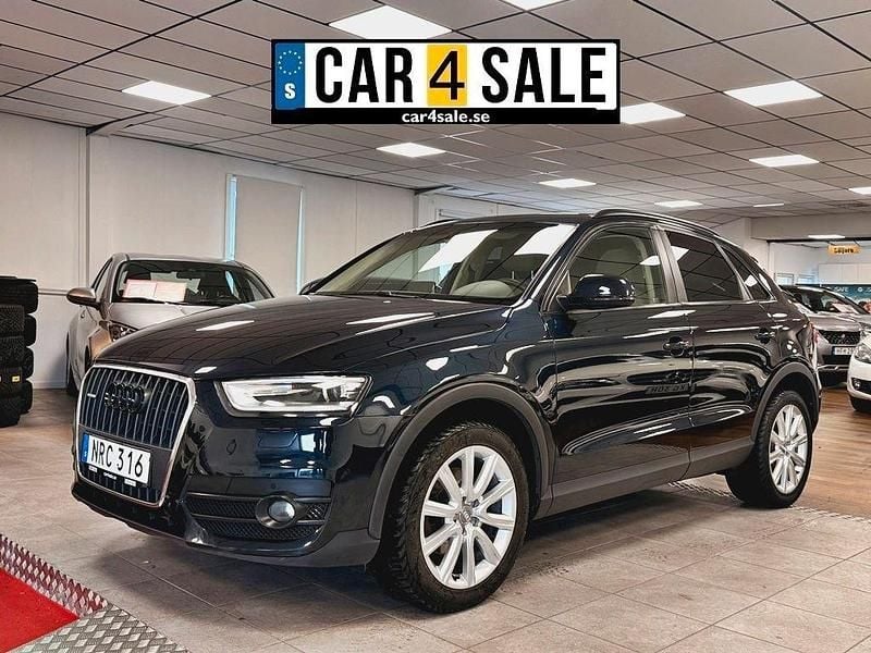Blå Begagnad 2012 Audi Q3 SUV | 154 900 kr (Marknadspris) - Bild 1/4