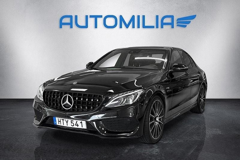 Svart Begagnad 2017 Mercedes C43 AMG AMG line Sedan | 269 900 kr (Marknadspris) - Bild 1/4