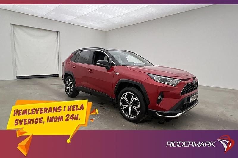 Röd Begagnad 2020 Toyota RAV4 Hybrid Premium SUV | 359 800 kr (Marknadspris) - Bild 1/3