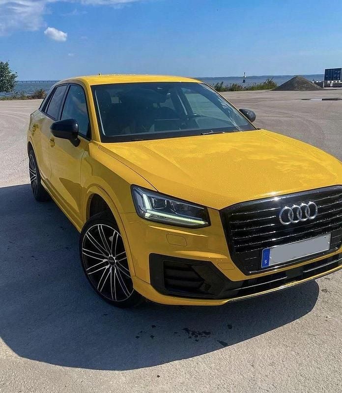 Gul Begagnad 2017 Audi Q2 SUV | 190 000 kr (Lite dyr) - Bild 1/3