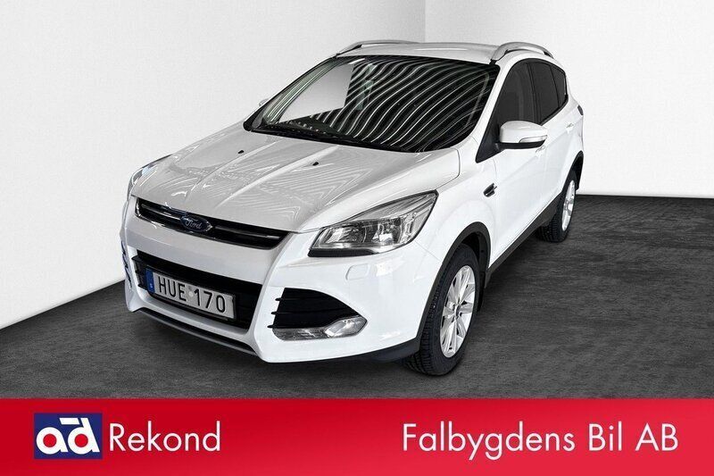 Vit Begagnad 2015 Ford Kuga Titanium SUV | 89 000 kr (Superpris) - Bild 1/4