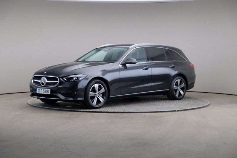 Grå (grafitgrå (metallic)) Begagnad 2022 Mercedes 300 Avantgarde Kombi | 369 000 kr - Bild 1/4