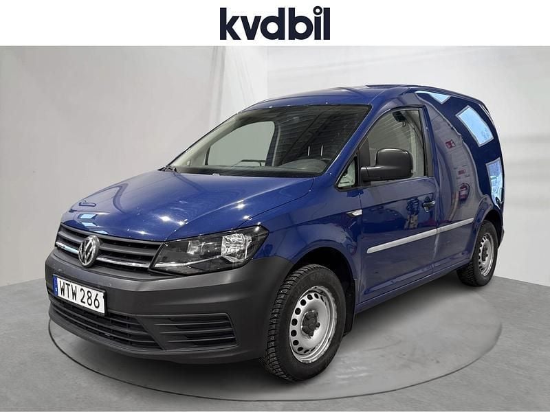 Blå Begagnad 2017 VW Caddy Minibuss | 89 000 kr (Marknadspris) - Bild 1/3