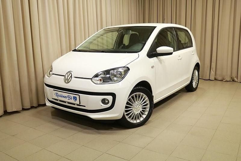Begagnad VW up! high up! 75 HK (55 kW) 2014 Vit Halvkombi