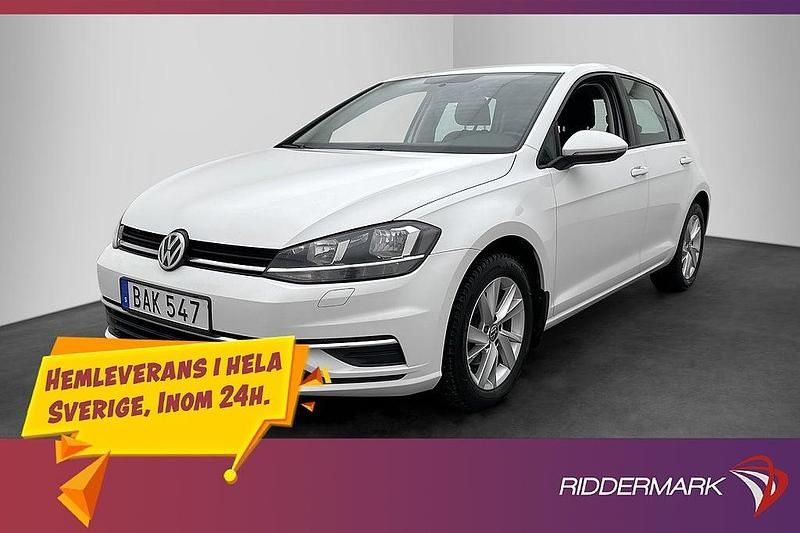 Vit Begagnad 2017 VW Golf VII Halvkombi | 159 900 kr (Marknadspris) - Bild 1/3