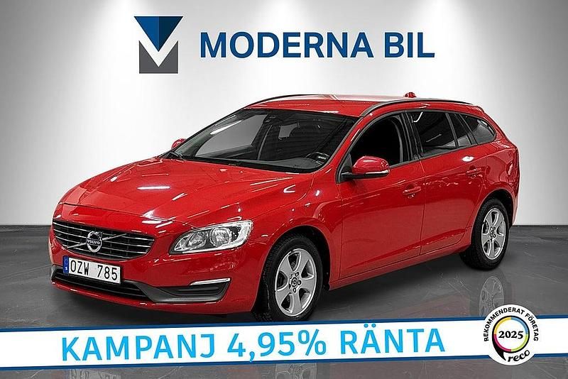 Röd Begagnad 2013 Volvo V60 Kombi | 124 900 kr (Marknadspris) - Bild 1/4
