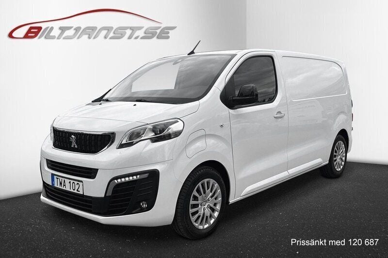 Vit Begagnad 2023 Peugeot e-Expert Van | 369 000 kr (Marknadspris) - Bild 1/4