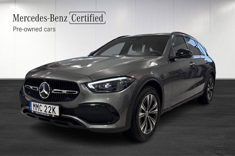 Grå (grey) Begagnad 2024 Mercedes C220 Premium Kombi | 549 000 kr (Dyr) - Bild 1/4