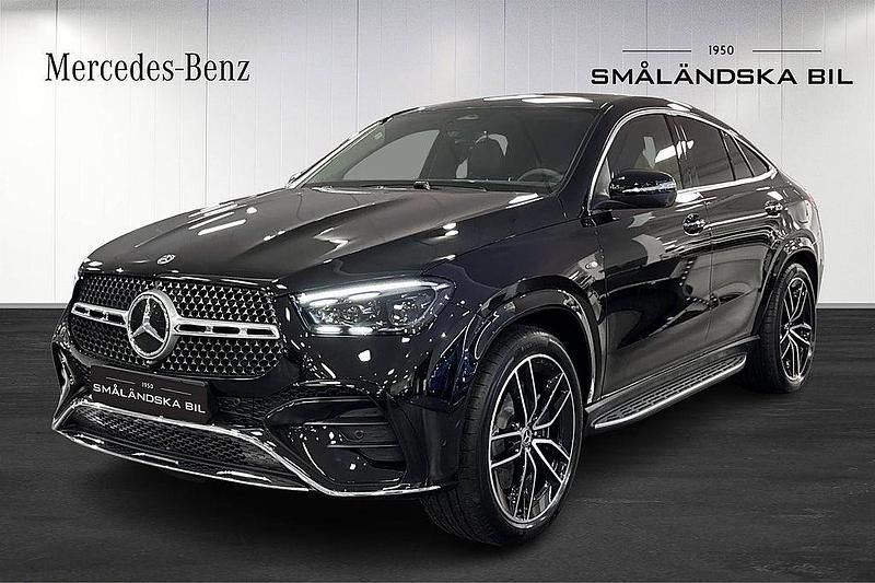 Svart Ny 2025 Mercedes GLE350 Sportkupé | 1 080 650 kr - Bild 1/4