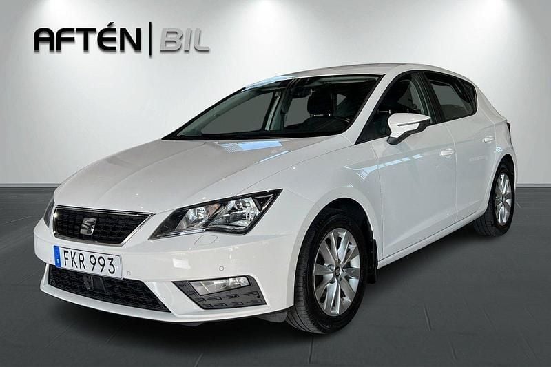 Vit Begagnad 2018 Seat Leon Style Halvkombi | 114 900 kr (Marknadspris) - Bild 1/3