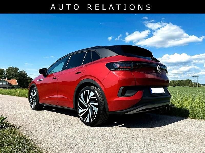 Begagnad VW ID.4 GTX 220 kW (300 HK) 2021 Röd kings red metallic black SUV