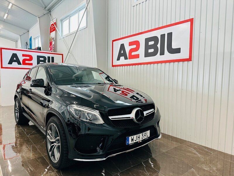 Svart Begagnad 2019 Mercedes GLE350 AMG Sportkupé | 489 900 kr (Marknadspris) - Bild 1/4