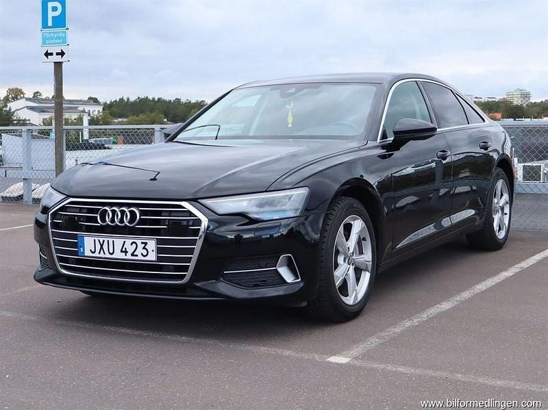 Svart samma som bilen Begagnad 2018 Audi A6 Proline Sedan | 307 500 kr - Bild 1/4