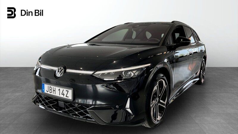 Svart Ny 2025 VW ID.7 GTX Sedan | 713 500 kr (Marknadspris) - Bild 1/4