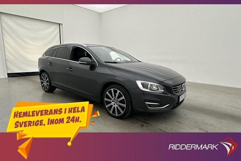 Grå Begagnad 2017 Volvo V60 Summum Kombi | 197 900 kr (Marknadspris) - Bild 1/3