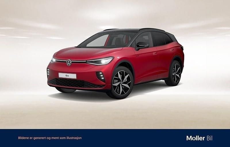 Kings red metallic black Begagnad 2023 VW ID.4 GTX SUV | 349 900 kr (Superpris) - Bild 1/4