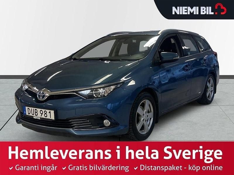 Blå Begagnad 2016 Toyota Auris Hybrid Kombi | 164 900 kr (Marknadspris) - Bild 1/3