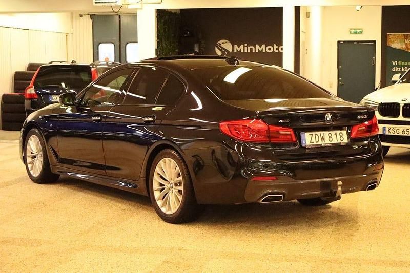 Begagnad BMW 530 M Sport 252 HK (185 kW) 2018 Svart Sedan