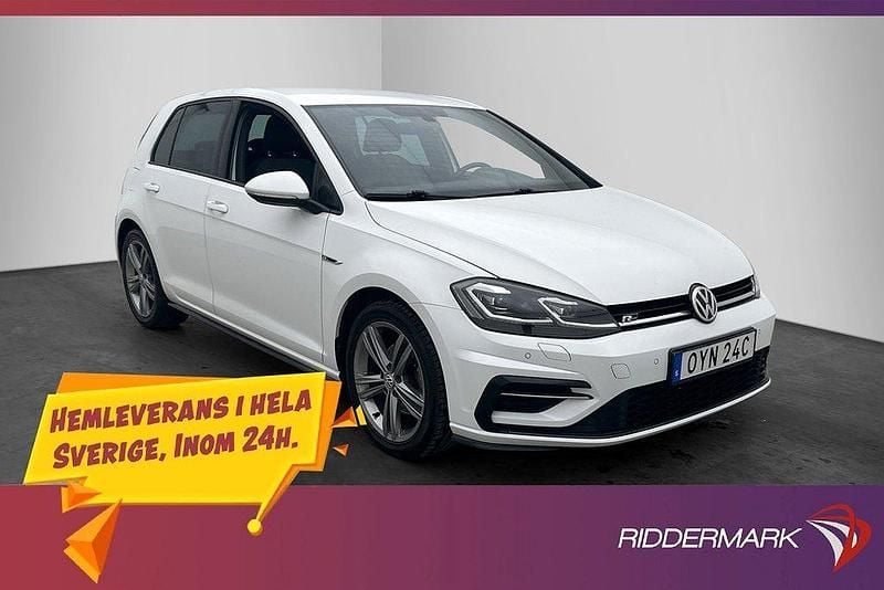 Vit Begagnad 2019 VW Golf VIII R-line Halvkombi | 224 800 kr (Marknadspris) - Bild 1/3