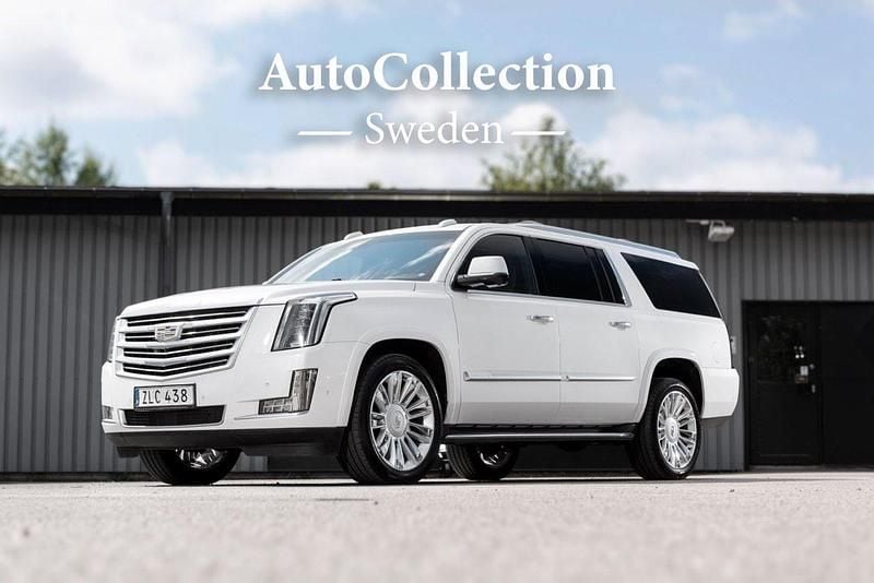 Vit Begagnad 2018 Cadillac Escalade SUV | 629 000 kr - Bild 1/4