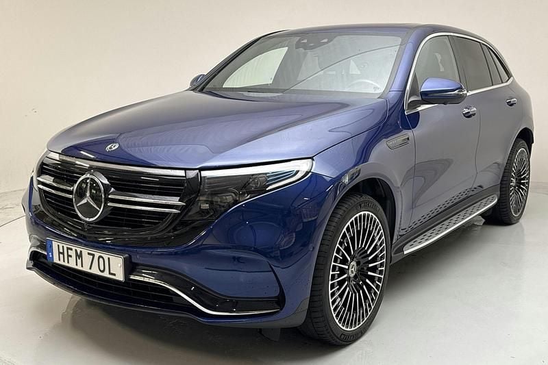 Blå Begagnad 2021 Mercedes EQC400 AMG Line Premium Plus SUV | 409 000 kr (Superpris) - Bild 1/4