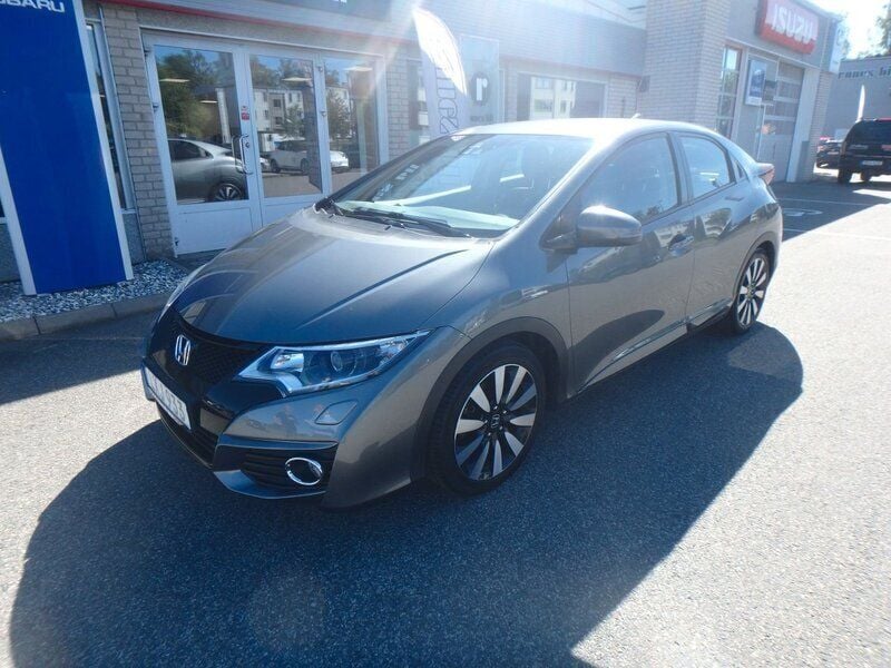 Mörkgrå Begagnad 2015 Honda Civic Sport Halvkombi | 129 500 kr (Marknadspris) - Bild 1/2