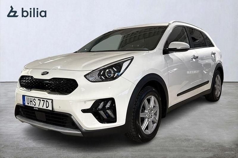 Vit Begagnad 2020 Kia Niro SUV | 204 900 kr (Marknadspris) - Bild 1/4