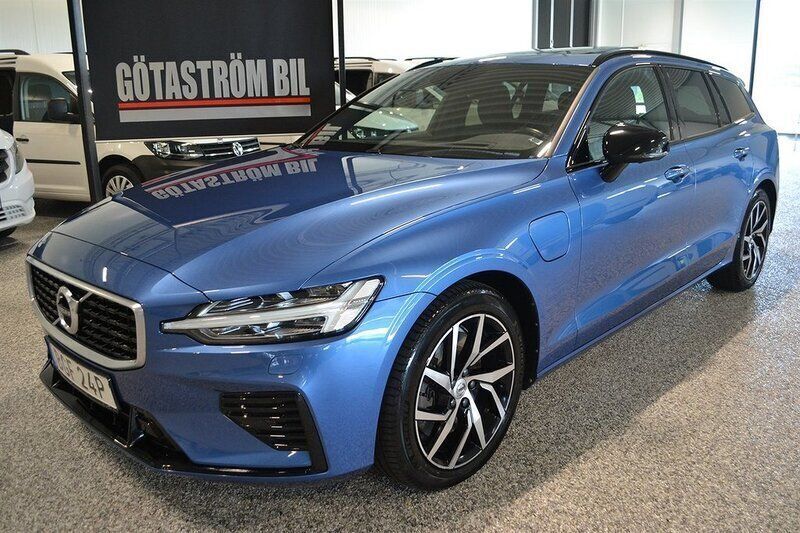 Blå Begagnad 2019 Volvo V60 R-Design Kombi | 335 000 kr (Bra pris) - Bild 1/4