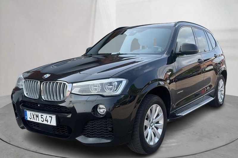 Svart Begagnad 2017 BMW X3 M Sport SUV | 239 000 kr (Marknadspris) - Bild 1/4