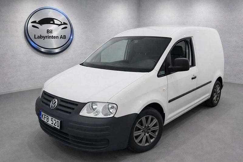 Vit Begagnad 2010 VW Caddy Minibuss | 39 900 kr (Bra pris) - Bild 1/2