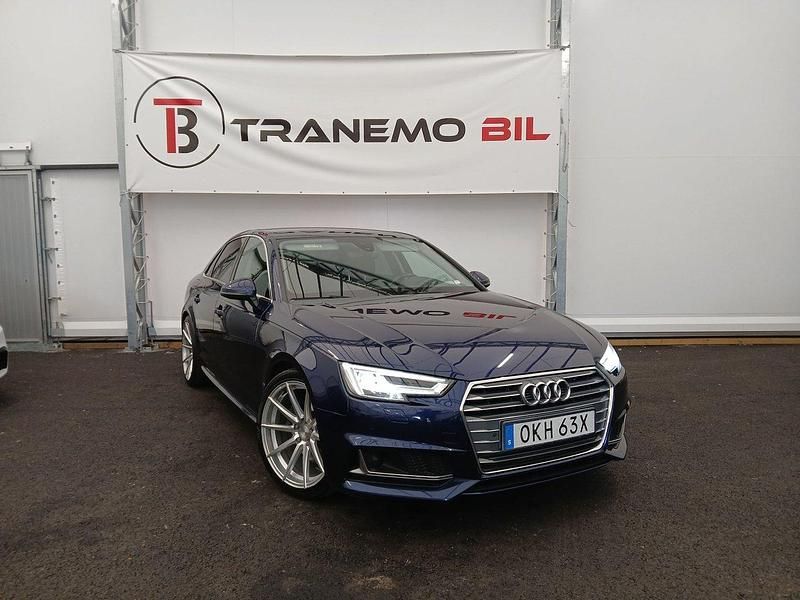 Blå Begagnad 2019 Audi A4 Comfort Sedan | 249 900 kr (Dyr) - Bild 1/4
