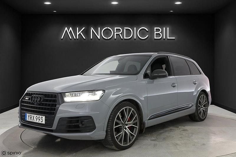 Grå Begagnad 2017 Audi SQ7 SUV | 379 900 kr (Bra pris) - Bild 1/4