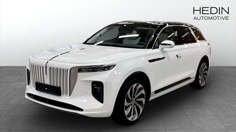 Vit (white) Begagnad 2023 Hongqi E-HS9 SUV | 799 900 kr (Marknadspris) - Bild 1/4