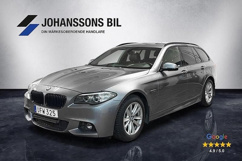 Grå Begagnad 2016 BMW 520 M Sport Kombi | 249 900 kr (Marknadspris) - Bild 1/4