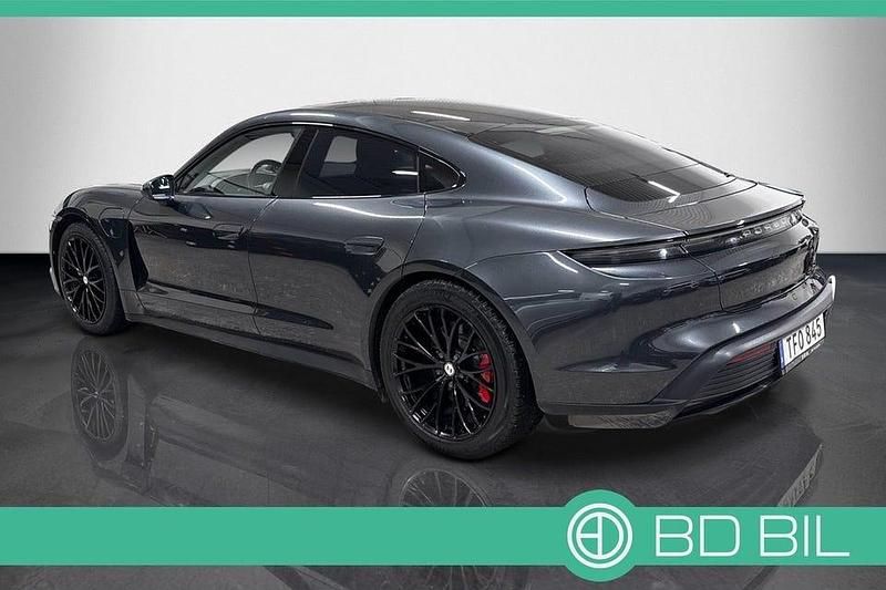 Begagnad Porsche Taycan 4S 360 kW (490 HK) 2020 Mörkgrå Sedan