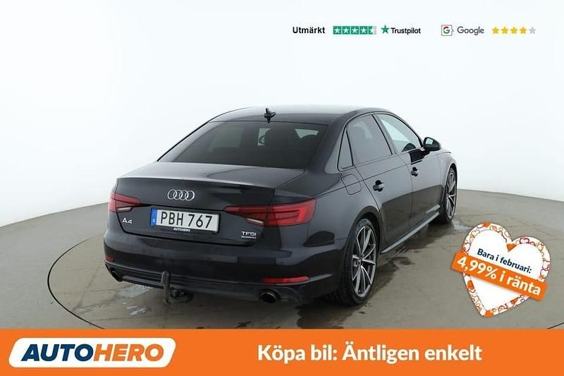 Begagnad Audi A4 S-Line 256 HK (188 kW) 2017 Svart Sedan