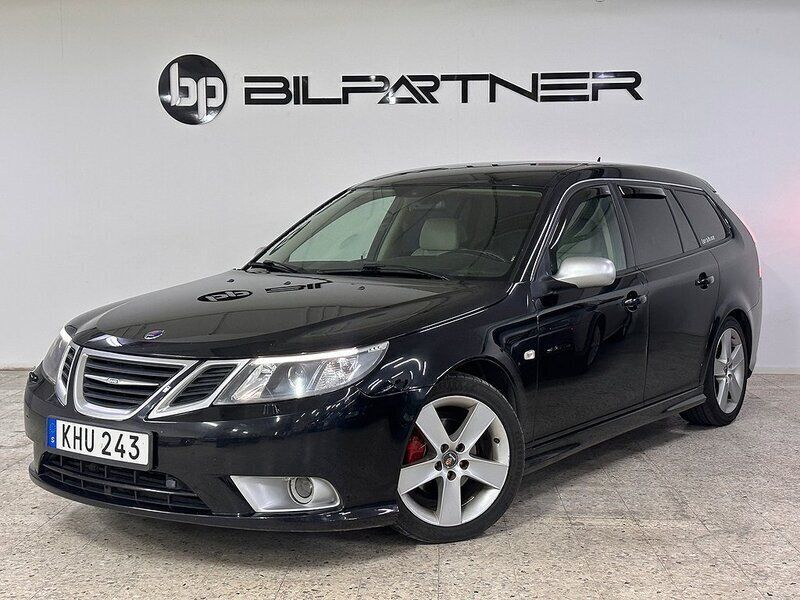 Svart Begagnad 2007 Saab 9-3 Vector Kombi | 44 900 kr (Marknadspris) - Bild 1/4