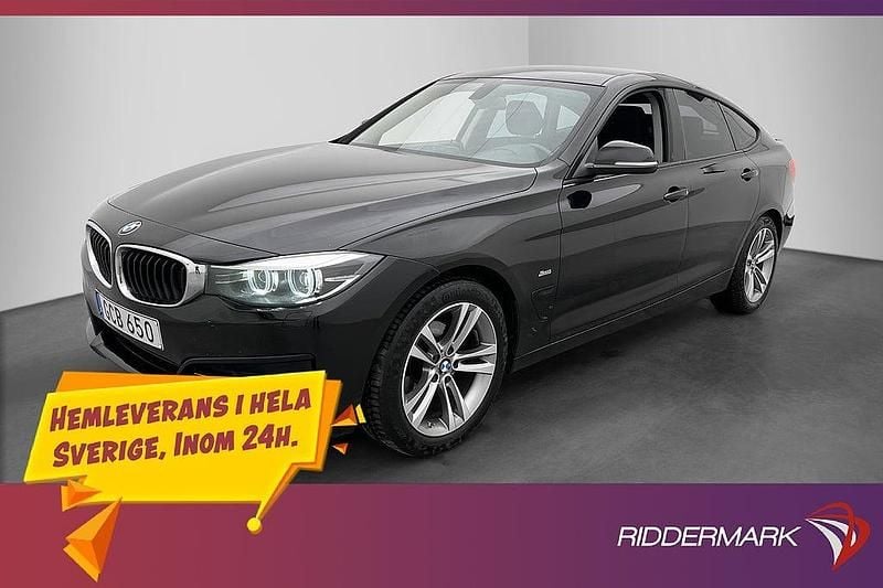 Begagnad BMW 320 Gran Turismo Sport Line 190 HK (139 kW) 2017 Svart Halvkombi