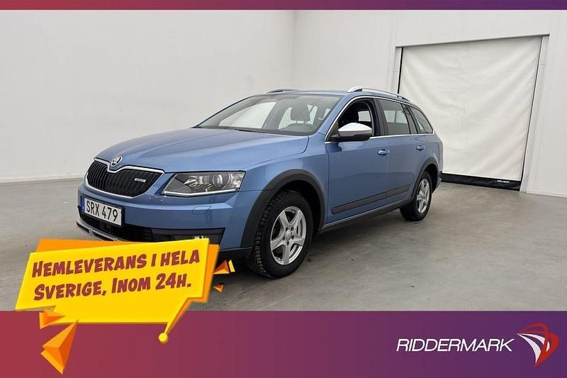 Blå Begagnad 2016 Skoda Octavia Scout Kombi | 119 800 kr (Bra pris) - Bild 1/3