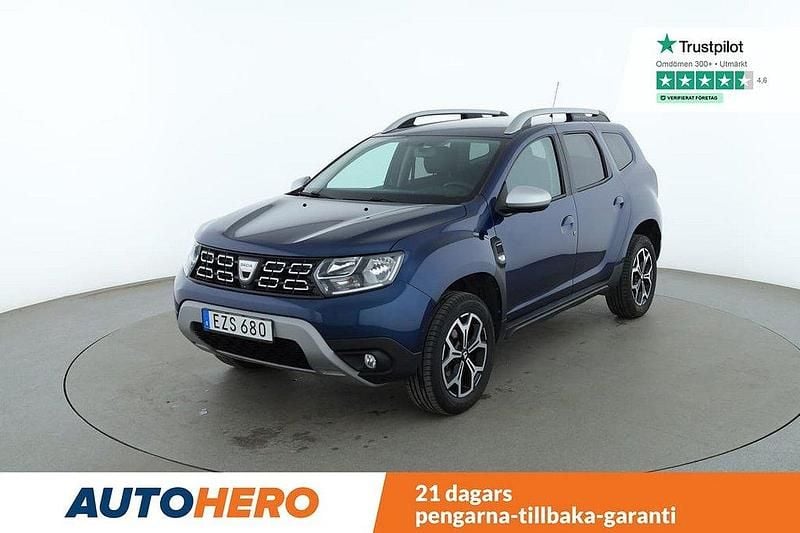 Blå Begagnad 2018 Dacia Duster Prestige SUV | 174 000 kr (Dyr) - Bild 1/4