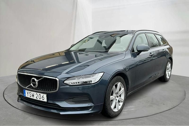 Mörkblå Begagnad 2018 Volvo V90 Business Edition Kombi | 189 800 kr (Bra pris) - Bild 1/4